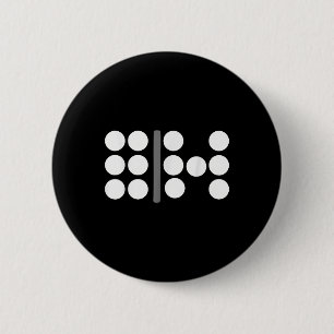 Domino 6 und 7 passende 67 Dominos Gruppenkostüme Button