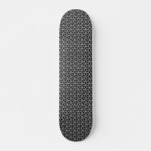 Domino-Effekt - v2 - Schwarz und Weiß Skateboard
