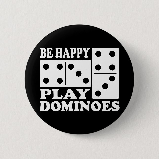 Domino für die Geschenkidee für Spieler Button (Vorderseite)