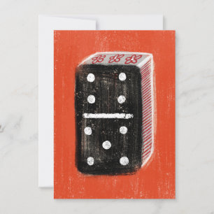Domino Greeting Card Karte