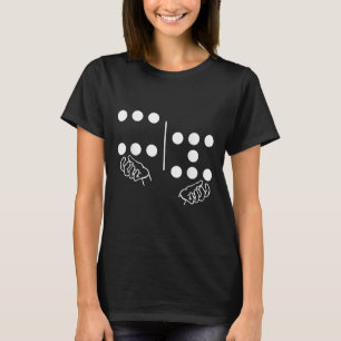 Domino-Gruppencostüme 6-7 passende lustige 67 Domi T-Shirt