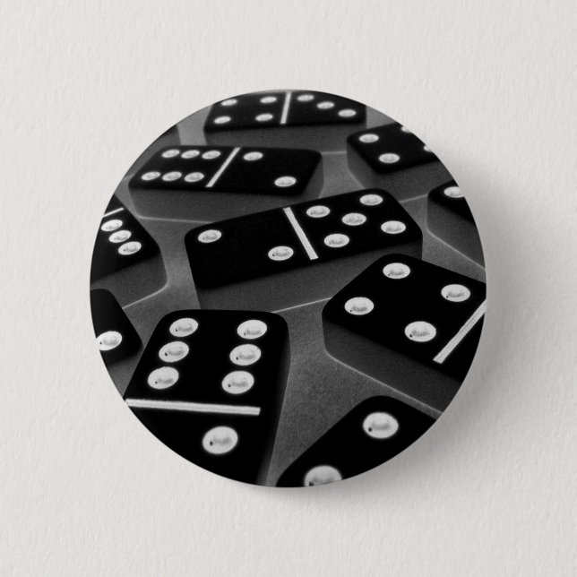 Domino-Knopf 008 Button (Vorderseite)