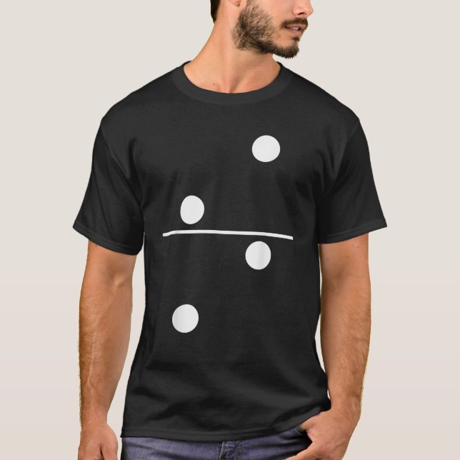 Domino Kostüm 2 2 Matching Family Easy Group Hall T-Shirt (Vorderseite)