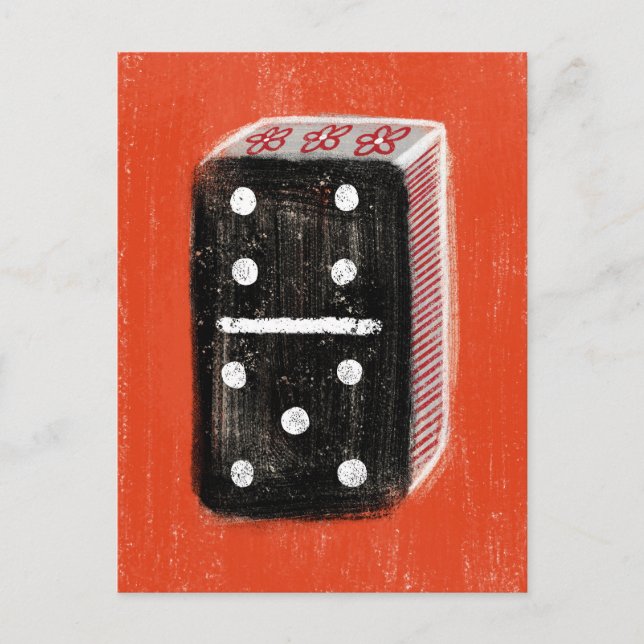 Domino Postcard Postkarte (Vorderseite)