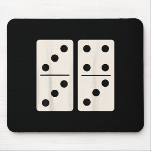 Domino Spiel 6 7 Lustig 67 Alpha Slang Gen Z Gehir Mousepad