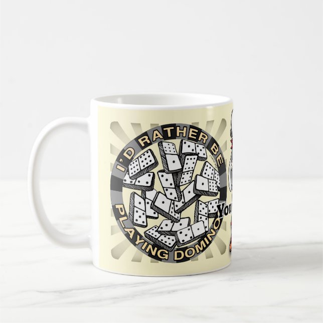 Domino spielen kaffeetasse (Links)