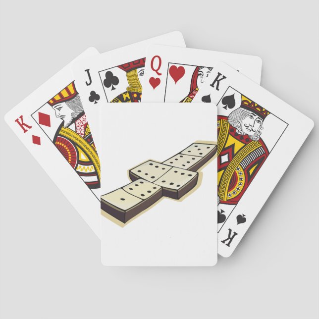 Domino-Spielkarten Spielkarten (Rückseite)