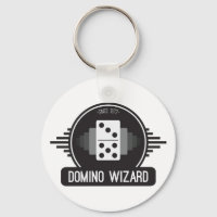 Domino Wizard Offiziell Button Schlüsselanhänger