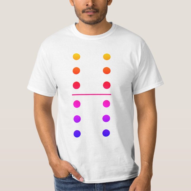 Dominoa 6-6 Gruppe Kostüme T-Shirt (Vorderseite)