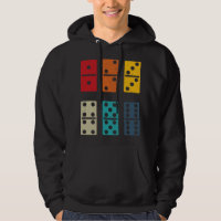 Dominoes Fliesen Retro coole Farben dominoes Spiel