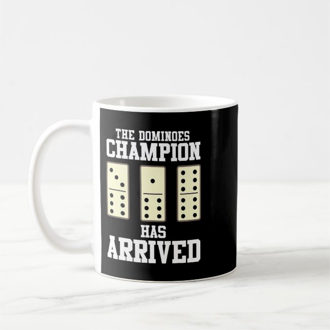 Dominoes Game Funny Gift Kaffeetasse (Links)