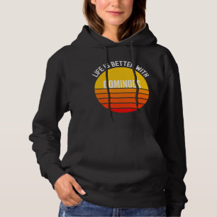 Dominoes Shirt Life ist besser mit Dominoen