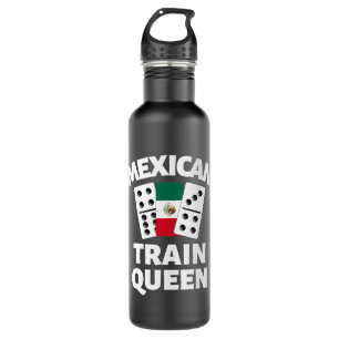 Dominoi Mexiko Flaggendomino Dominoe Game Mexican  Edelstahlflasche