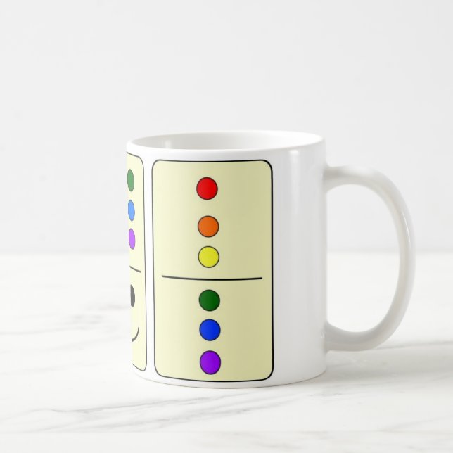 Dominokaffee-Tasse Kaffeetasse (Rechts)