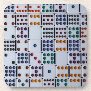 Dominos Numbers Game Getränkeuntersetzer