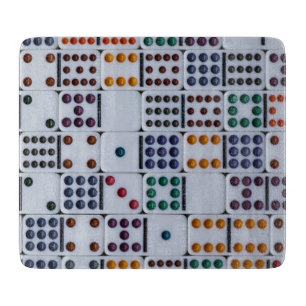 Dominos Numbers Game Schneidebrett