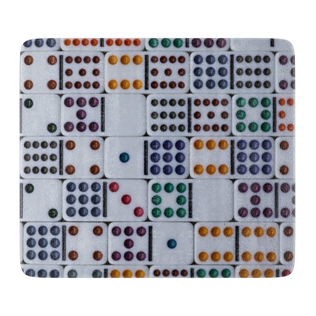 Dominos Numbers Game Schneidebrett (Vorderseite)