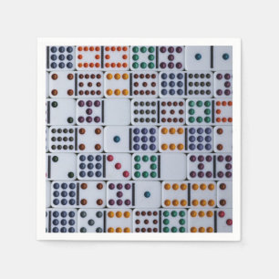 Dominos Numbers Game Serviette