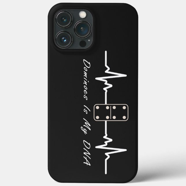 Dominospiele sind mein Domino-Player für DNA-Board Case-Mate iPhone Hülle (Rückseite)