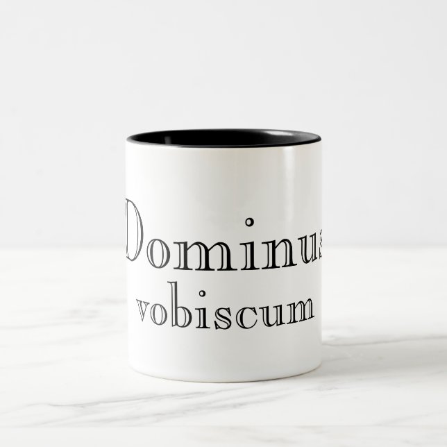 Dominus Vobiscum (Der Herr sei bei dir) Tasse (Mittel)