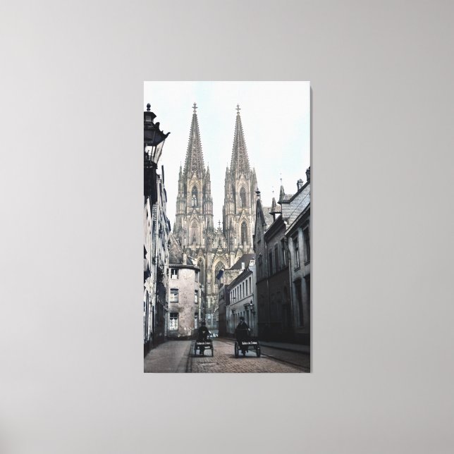 Domkirche St. Peter Köln 1910 Deutschland Leinwanddruck (Vorderseite)
