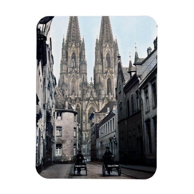 Domkirche St. Peter Köln 1910 Deutschland Magnet (Vertikal)