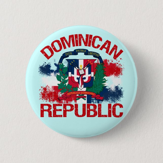 Domonican Republik Button (Vorderseite)