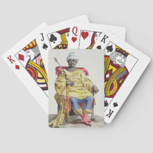 Don Alvares, König des Kongo, von "Receuil des Spielkarten