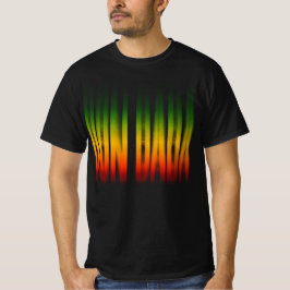 Don Dada verschwommene Wirkung Typografie Rasta Re T-Shirt