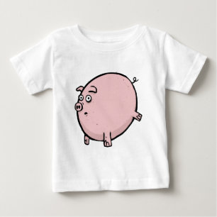 Don de t-shirt pour bébés cochon amusant