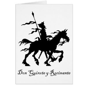 Don don Quichotte y Rocinante