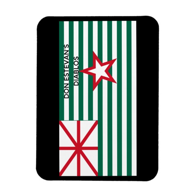 Don Estevans Diablos-Moralflagge Magnet (Vertikal)