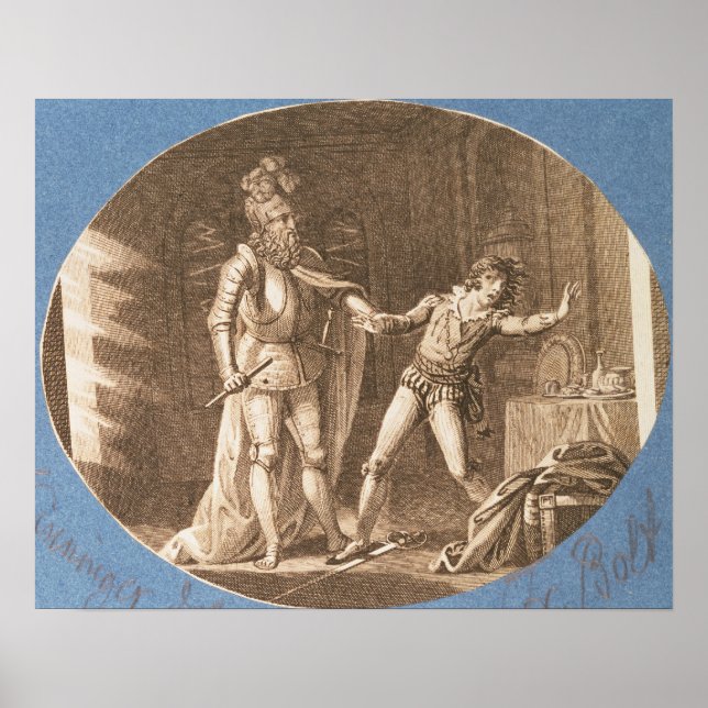 Don Giovanni und die Statue des Kommandanten Poster (Vorne)