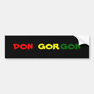 DON GORGON AUTOAUFKLEBER