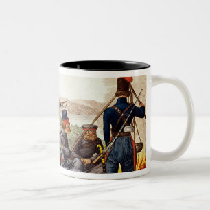 Don-Kosaken im Jahre 1814 Zweifarbige Tasse