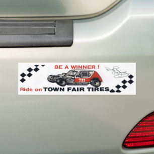 Don Lajoie Town Fair Pneus réplique Sticker pare-c