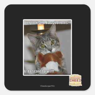 Don look quadratischer aufkleber