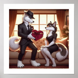 Don Lupo Canino "Valentines" Poster