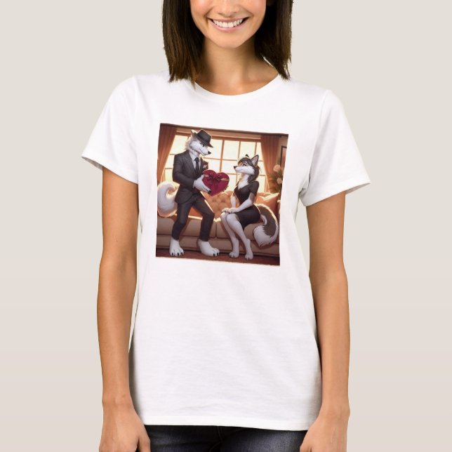 Don Lupo Canino "Valentines" T-Shirt (Vorderseite)