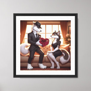 Don Lupo Canino "Valentinstage" Leinwanddruck