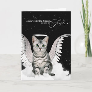 Don Merci Tabby Angel Cat