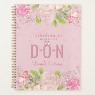 DON Nurse rose Personnalisé Journal Floral Planifi