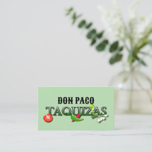 Don Paco Taquizas Visitenkarte