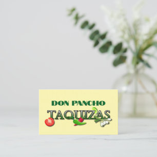 Don Pancho Taquizas Visitenkarte
