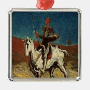 Don Quichote, c.1865-1870 Silbernes Ornament