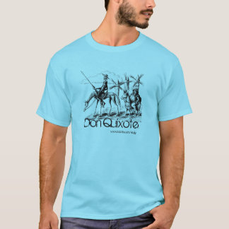 Don Quichote und Sancho Panza schwärzen den Stift T-Shirt