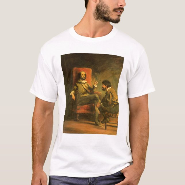 Don Quichote und Sancho Panza T-Shirt (Vorderseite)