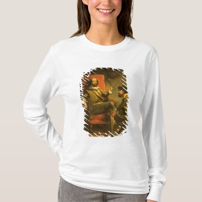 Don Quichote und Sancho Panza T-Shirt (Vorderseite)