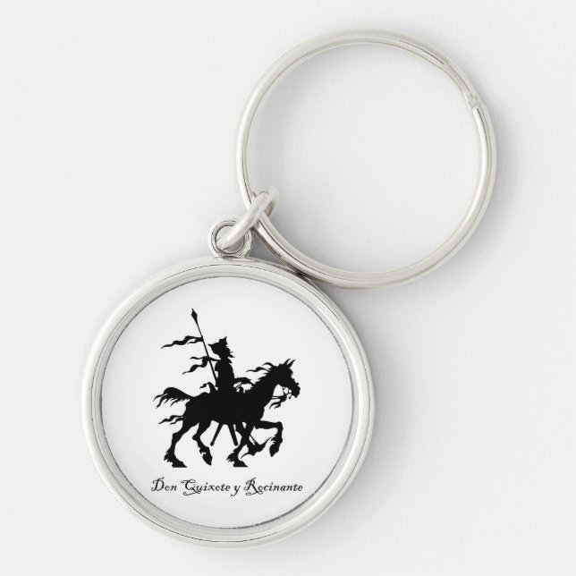 Don Quichote y Rocinante Schlüsselanhänger (Vorne)