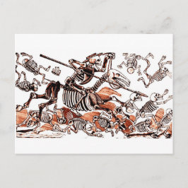 Don Quijote Calavera Postcard Postkarte